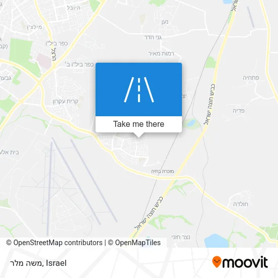 Карта משה מלר