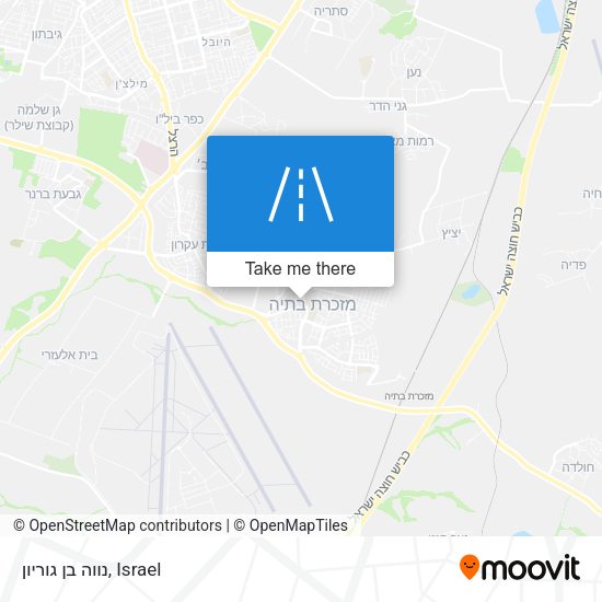 נווה בן גוריון map
