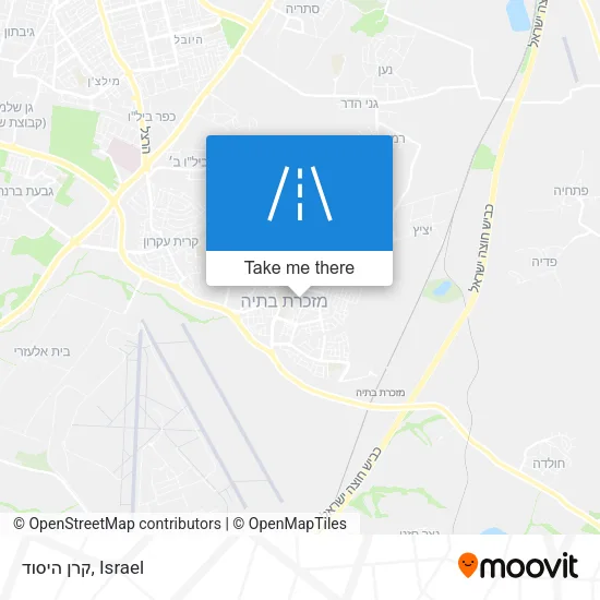 Карта קרן היסוד