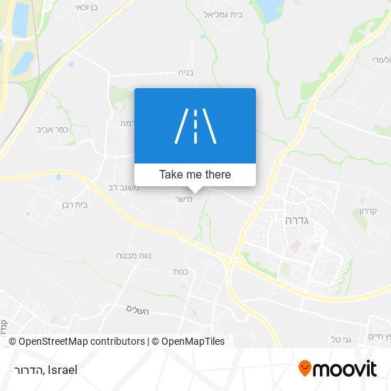 הדרור map