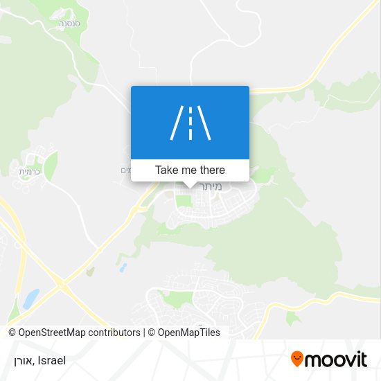 Карта אורן