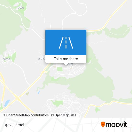 שיזף map