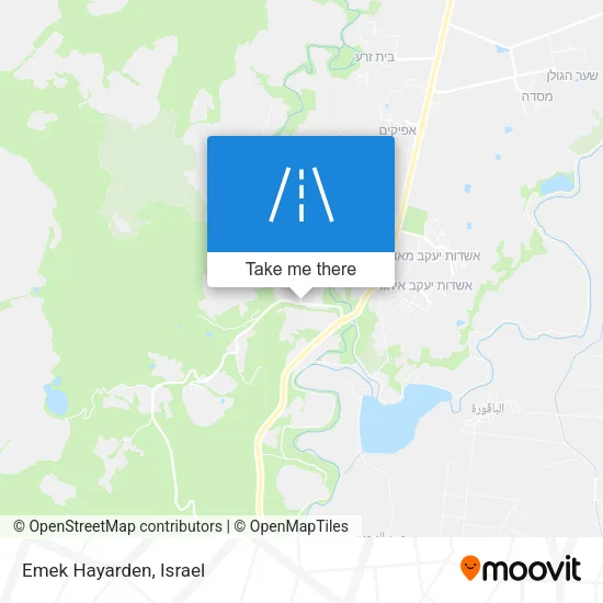 Emek Hayarden map