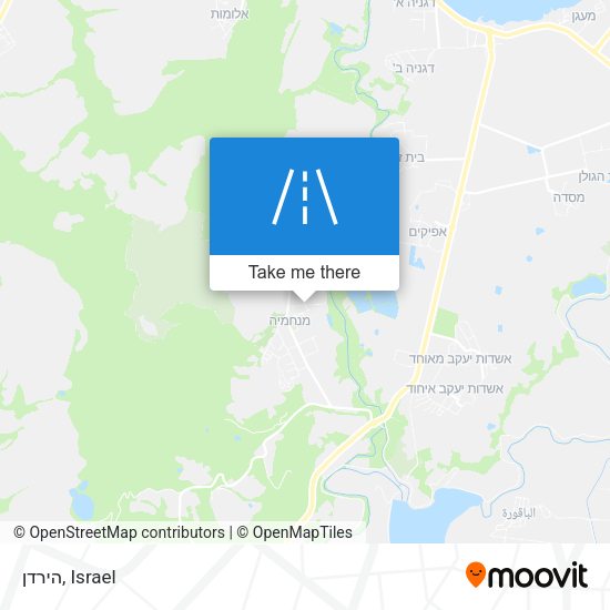 הירדן map