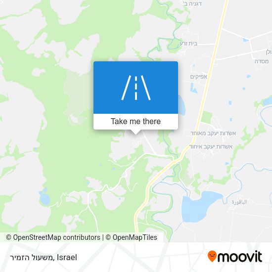 משעול הזמיר map