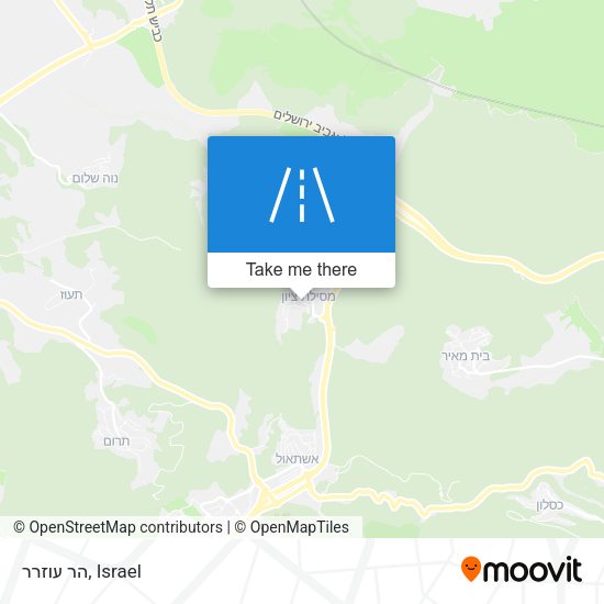 Карта הר עוזרר