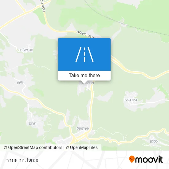 Карта הר עוזרר