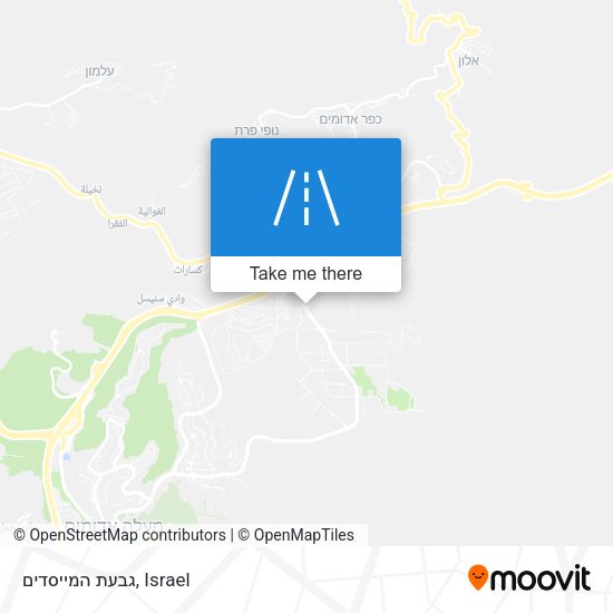גבעת המייסדים map