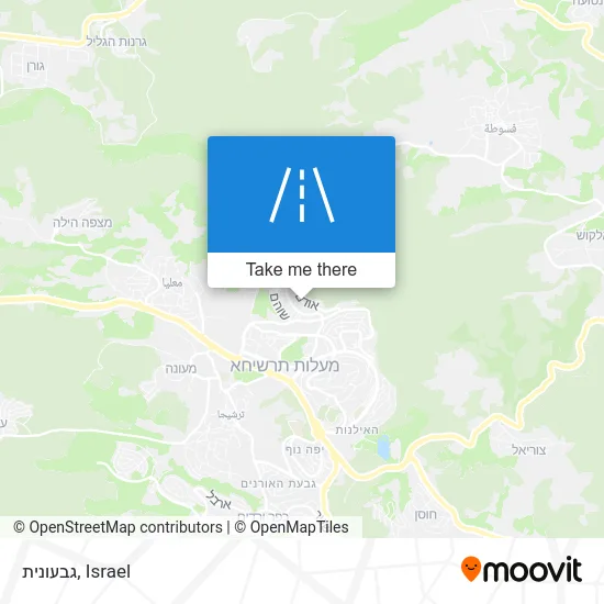 Карта גבעונית