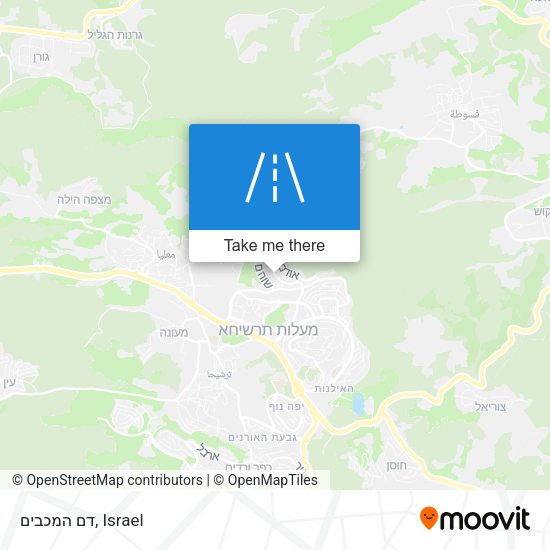 דם המכבים map