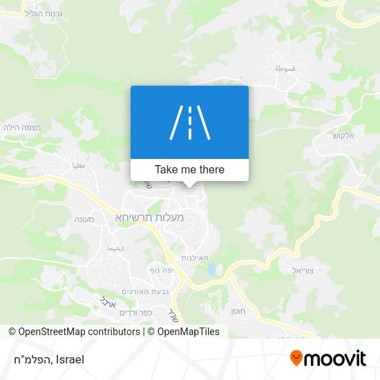 הפלמ"ח map