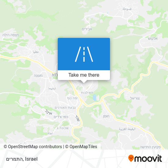 התמרים map