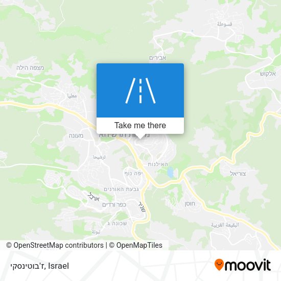 ז'בוטינסקי map