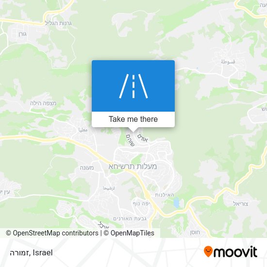 זמורה map