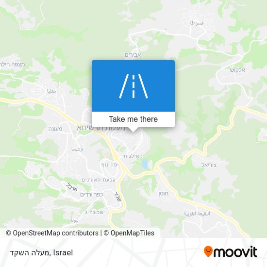 מעלה השקד map