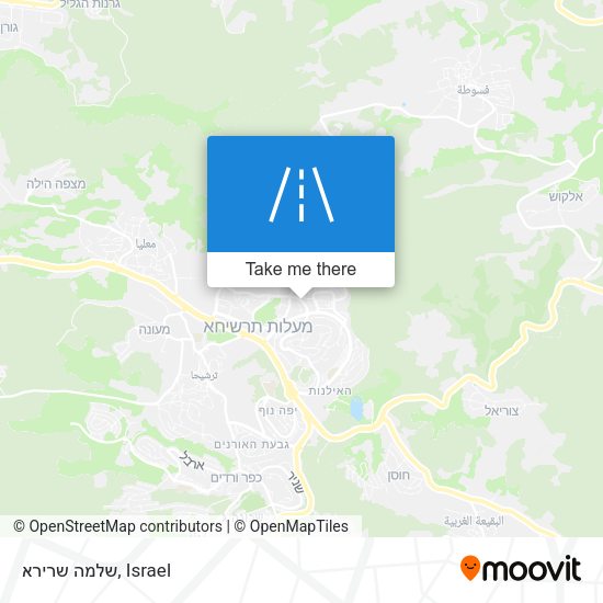 שלמה שרירא map