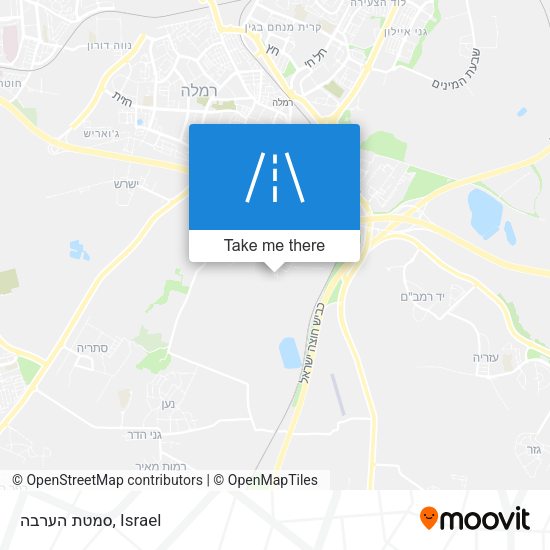 סמטת הערבה map