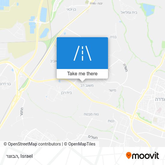 הבוצר map