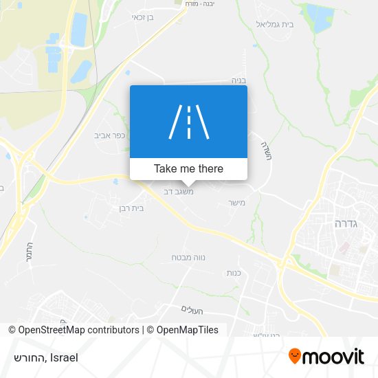 Карта החורש