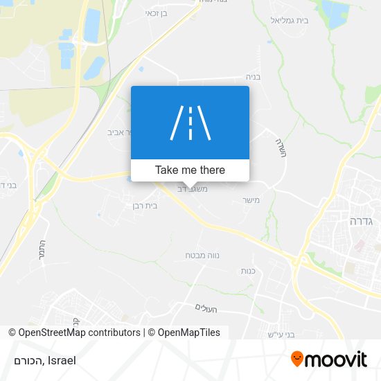 הכורם map