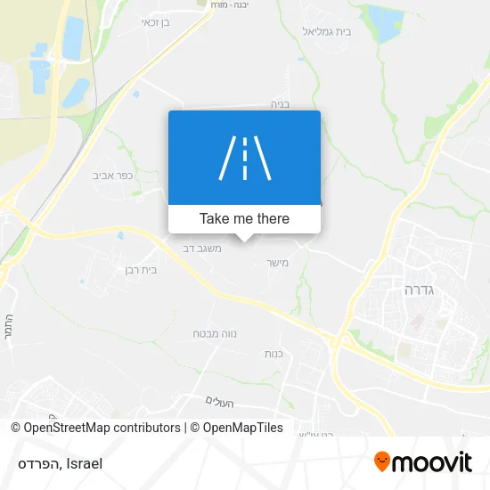Карта הפרדס