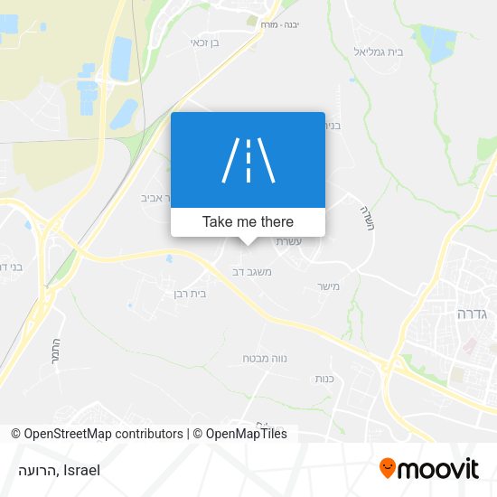 הרועה map