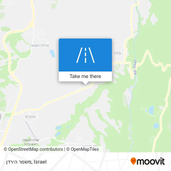 Карта משמר הירדן