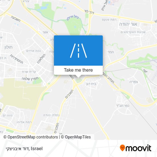 דוד איבניצקי map