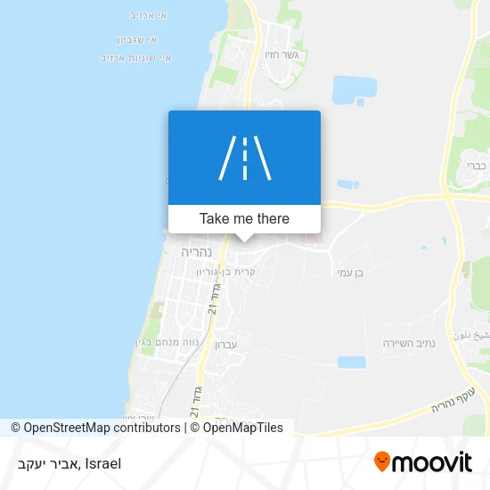 אביר יעקב map