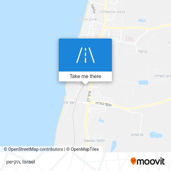 הקישון map