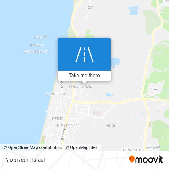 חומה ומגדל map