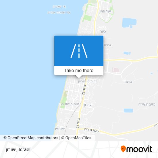ישורון map