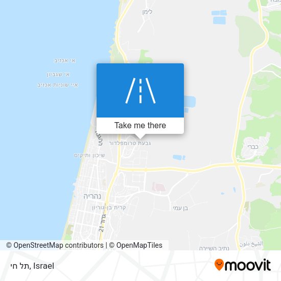 תל חי map