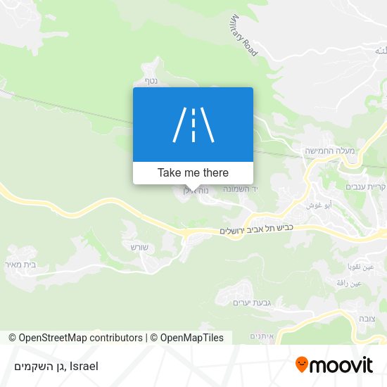 גן השקמים map