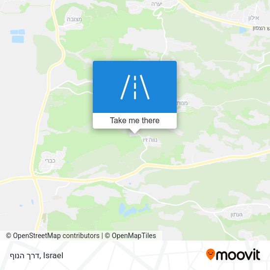דרך הנוף map