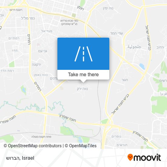 הברוש map
