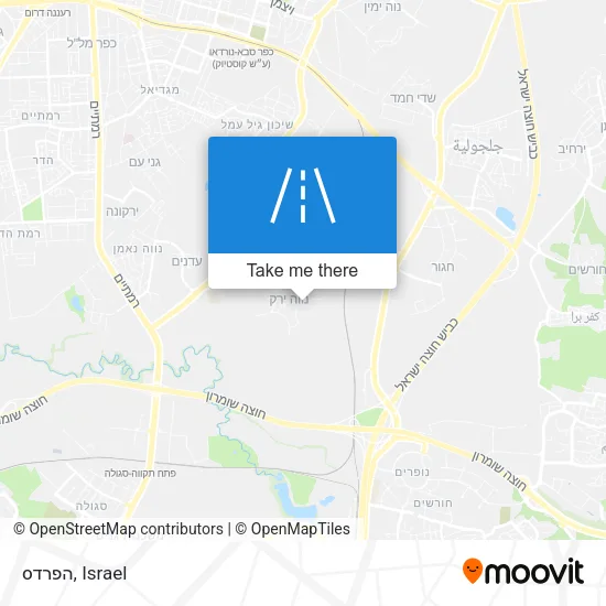 Карта הפרדס