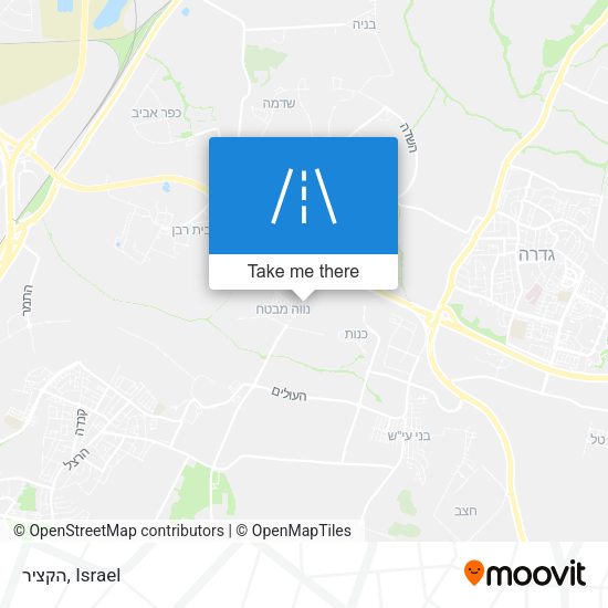 הקציר map