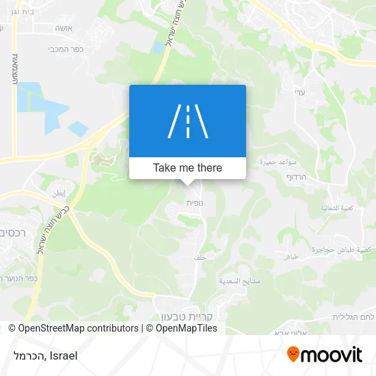 Карта הכרמל