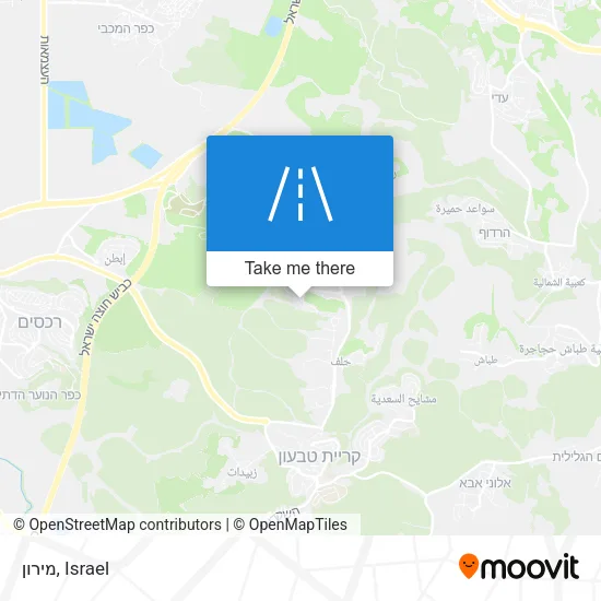 Карта מירון