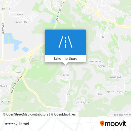 צפרירים map