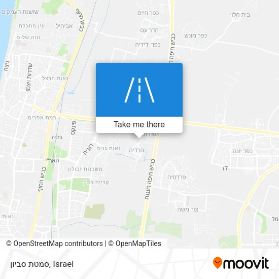 Карта סמטת סביון