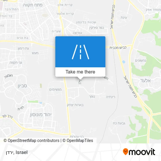 Карта ירדן