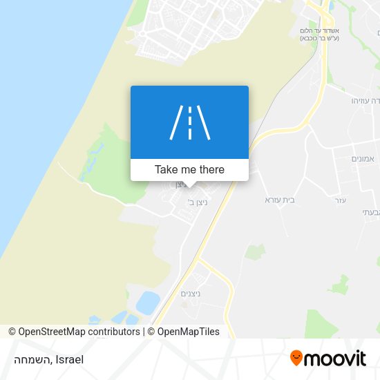 השמחה map