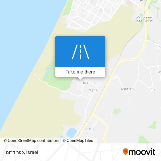 Карта כפר דרום