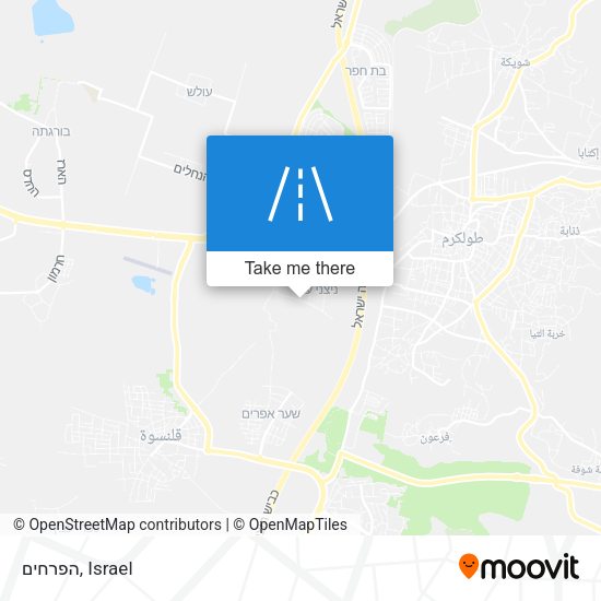 הפרחים map