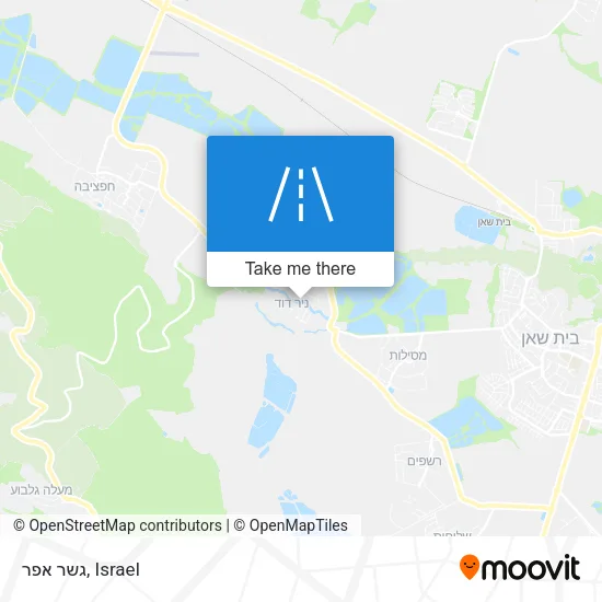 Карта גשר אפר