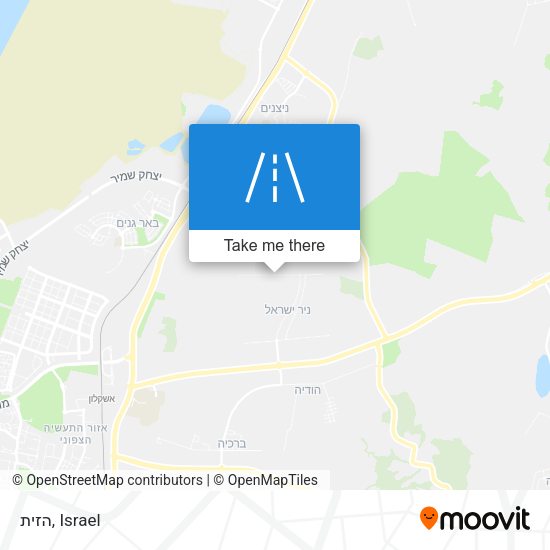 הזית map