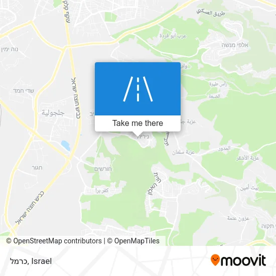 כרמל map