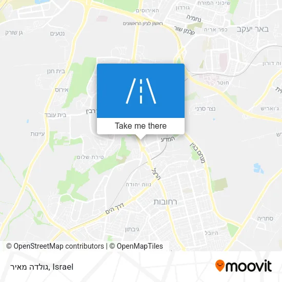 Карта גולדה מאיר